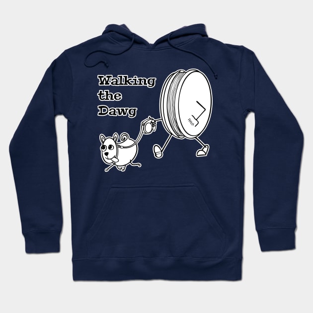 Yo-Yo Walking The Dog Yo-Yo Fan Hoodie by atomguy